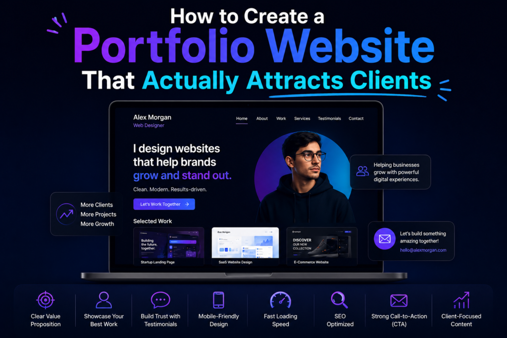 How to Create a Portfolio Website That Actually Attracts Clients Best digital marketing specialist in thrissur - blog