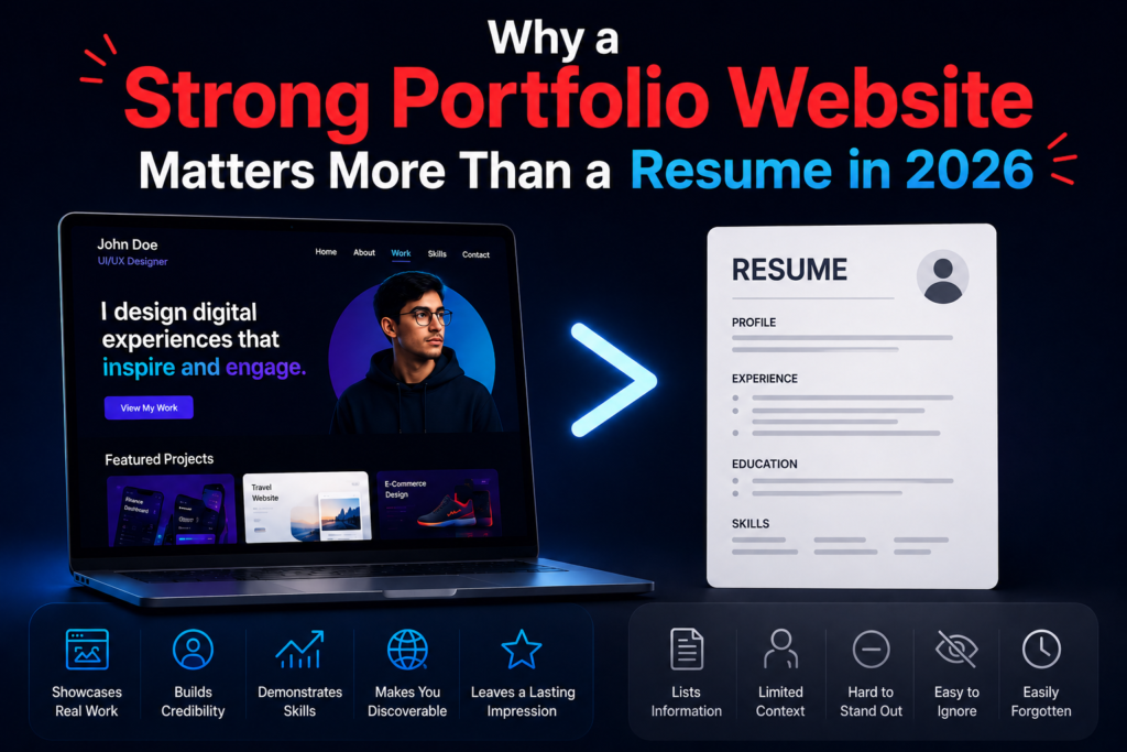Why a Strong Portfolio Website Matters More Than a Resume in 2026 Best digital marketing specialist in thrissur - blog