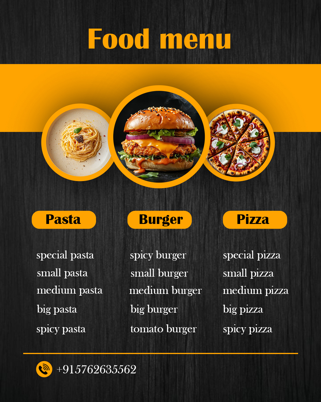 Home Best digital marketing specialist in thrissur - Food menu poster